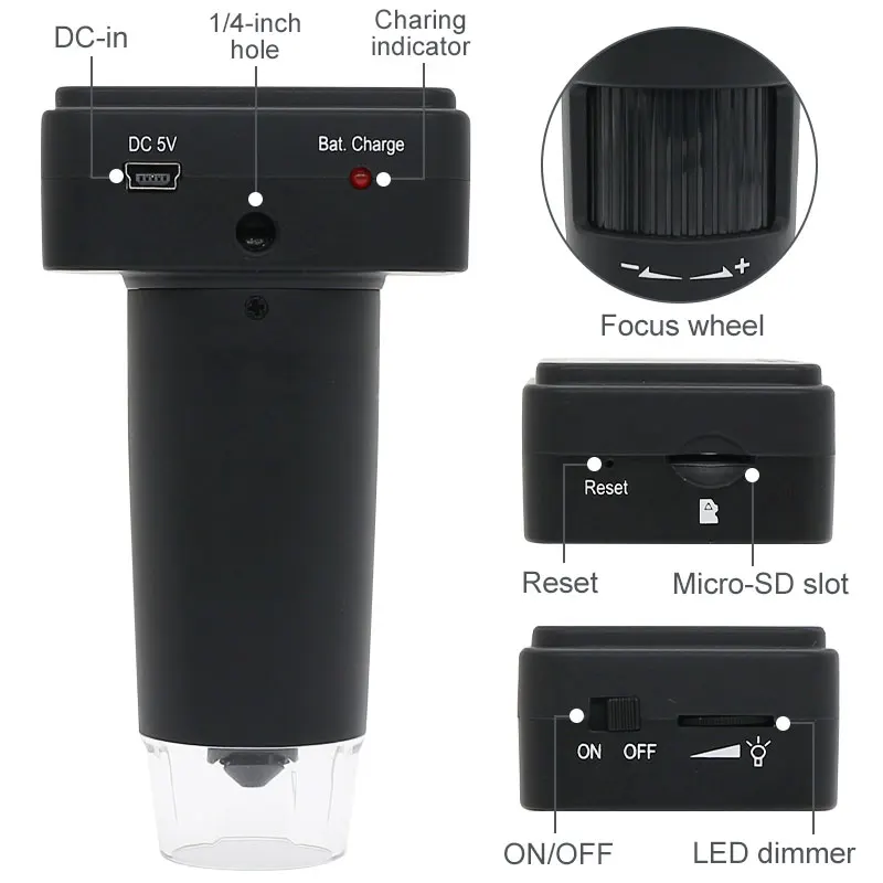 1080P HD 200X Wireless WIFI Mo - Electronics Repair Lab 评论和价格