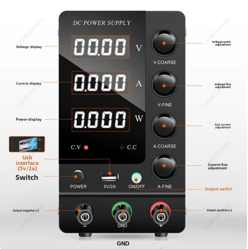 0‑32V 0‑6A Digital Variable Re - Electronics Repair Lab 评论和价格