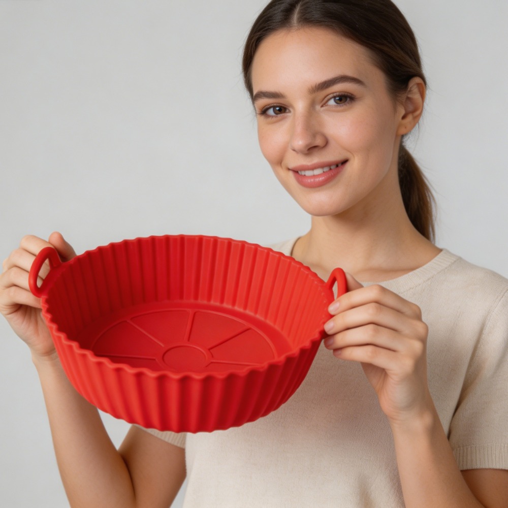 Round Silicone Air Fryer Liner - Heat Mat Silicone 评论和价格